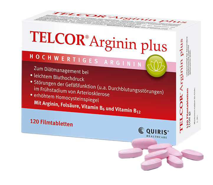 Telcor Arginin plus Produktverpackung